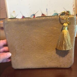 Gold Tassel Clutch